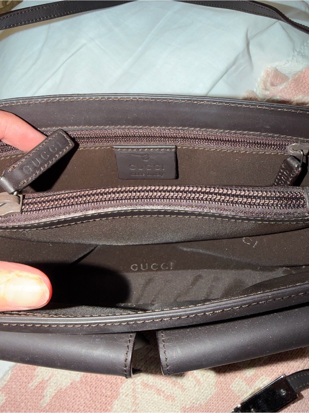 GUCCI Dark brown shoulder bag - Picture 6 of 6